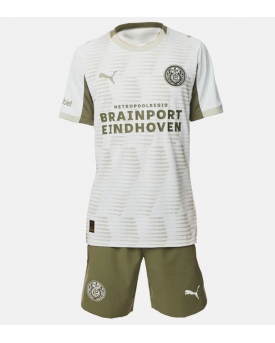 Billige Fotballdrakt PSV Eindhoven Replika Tredjedraktsett Barn 2025-26 Kortermet (med bukser)